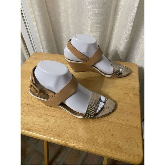 Sam Edelman strappy wedge sandals size 8 - Picture 5 of 9